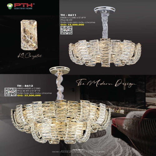 Đèn thả PTH Lighting Home TH - 8611, TH - 8612