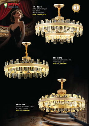 Đèn thả PTH Lighting Home TH - 8276, TH - 8275, TH - 8279