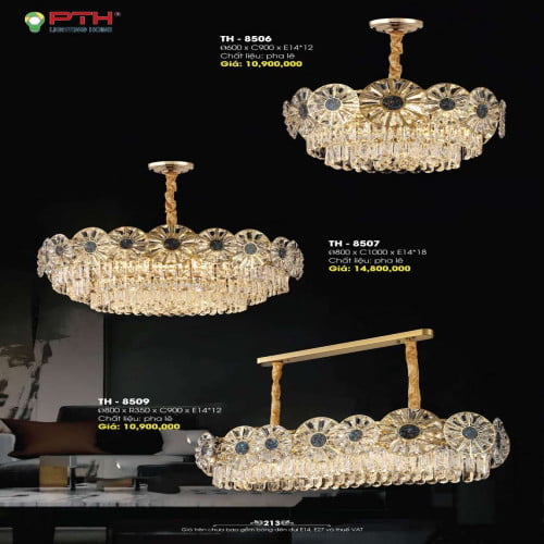 Đèn thả PTH Lighting Home TH - 8506, TH - 8507, TH - 8509