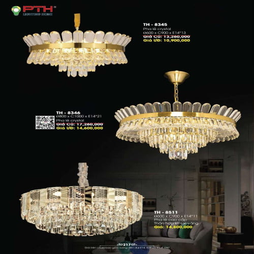Đèn thả PTH Lighting Home TH - 8345, TH - 8346, TH - 8511