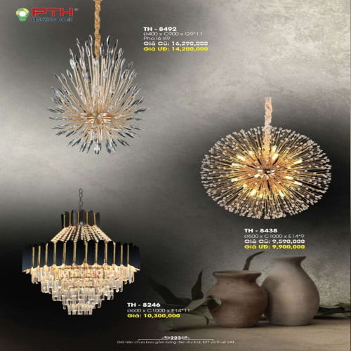 Đèn thả PTH Lighting Home TH - 8492, TH - 8438, TH - 8246