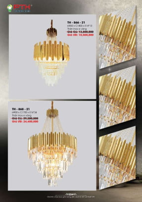 Đèn thả PTH Lighting Home TH - 866 - 21, TH - 868 - 21