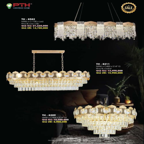 Đèn thả PTH Lighting Home TH - 8582, TH - 8211, TH - 8209