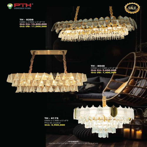 Đèn thả PTH Lighting Home TH - 8208, TH - 8048, TH - 8175