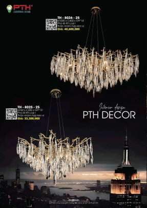 Đèn thả PTH Lighting Home TH - 8025 - 25, TH - 8026 - 25