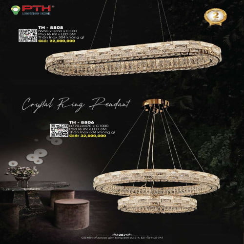 Đèn thả PTH Lighting Home TH - 8808, TH - 8806