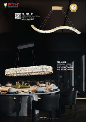 Đèn thả PTH Lighting Home TH - 8312, TH - 821 - 24