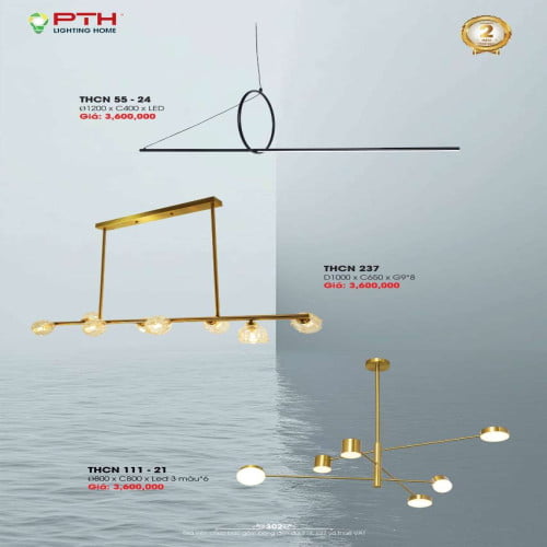 Đèn thả PTH Lighting Home THCN - 55 - 24, THCN 237, THCN 111 - 21