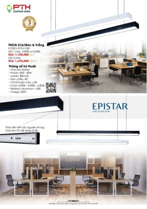 Đèn thả PTH Lighting Home THCN 216