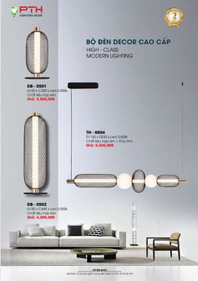 Đèn thả PTH Lighting Home TH - 0804, DB - 0501, DB - 0502