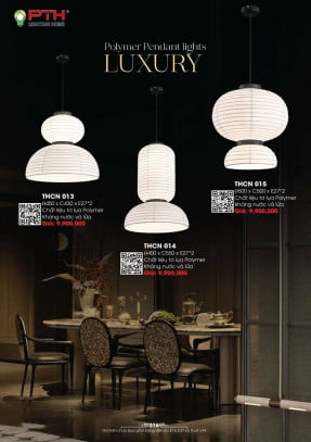 Đèn thả PTH Lighting Home THCN 013, THCN 014, THCN 015
