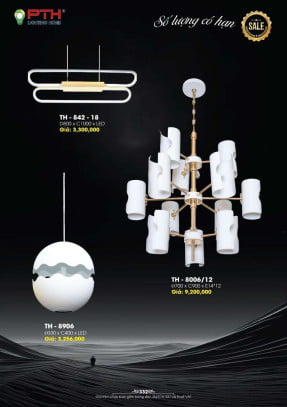Đèn thả PTH Lighting Home TH - 842 - 18, TH - 8906, TH - 8006/12