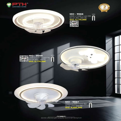 Đèn mâm ốp trần PTH Lighting Home MO - 9087, MO - 9088, MO - 9089
