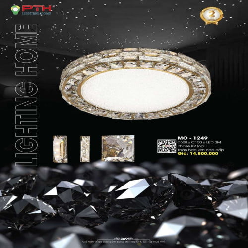 Đèn mâm ốp trần PTH Lighting Home MO - 1249