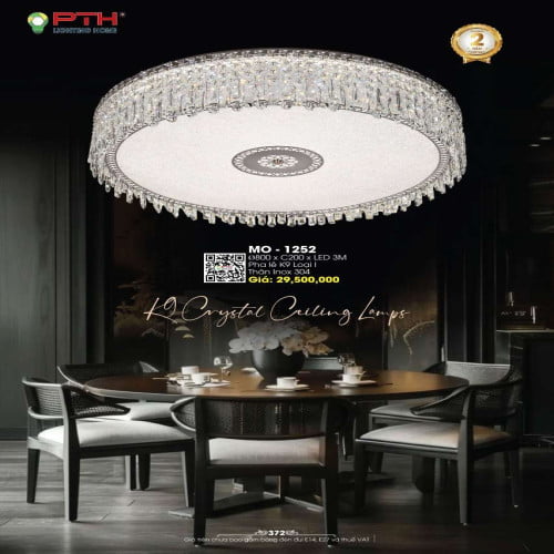 Đèn mâm ốp trần PTH Lighting Home MO - 1252