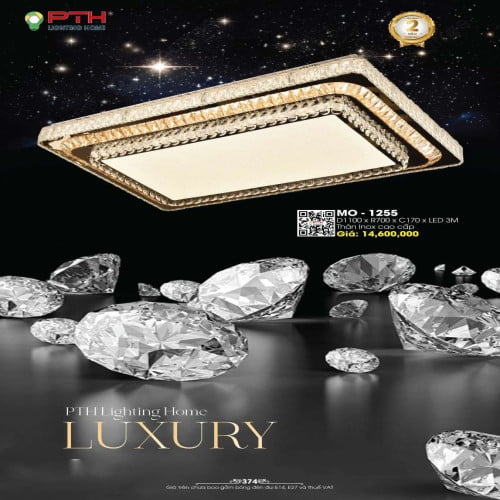 Đèn mâm ốp trần PTH Lighting Home MO - 1255
