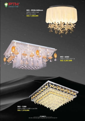 Đèn mâm ốp trần PTH Lighting Home MO - 9930, MO - 6383, MO - 1205