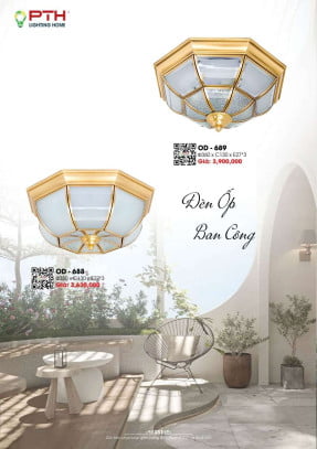 Đèn ốp trần PTH Lighting Home OD - 688, OD - 689