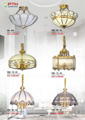 Đèn thả PTH Lighting Home OD - 691, THD - 20 - 23, THD - 19 - 23, THD - 13 - 23, THD - 08 - 23, THD - 06 - 21