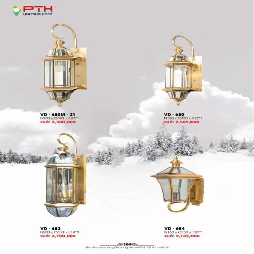 Đèn gắn tường PTH Lighting Home VD - 680M - 21, VD - 680, VD - 682, VD - 684