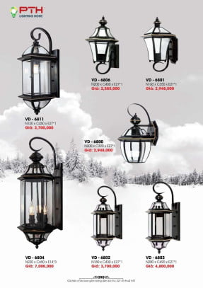 Đèn gắn tường PTH Lighting Home VD - 6811, VD - 6806, VD - 6801, VD - 6800, VD - 6804, VD - 6802, VD - 6803