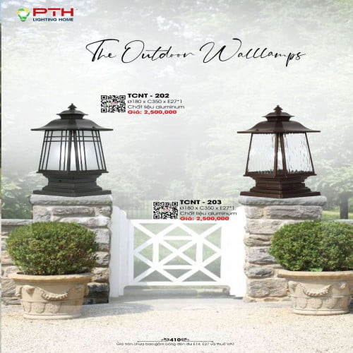 Đèn trụ PTH Lighting Home TCNT - 202, TCNT - 203