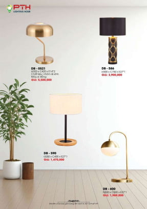 Đèn bàn PTH Lighting Home DB - 0521, DB - 586, DB - 590, DB - 600
