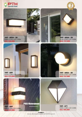 Đèn gắn tường PTH Lighting Home VNT - 603A - 20, VNT - 604A - 20, VNT - 659, VNT - 605A - 20, VNT - 669, VNT - 671