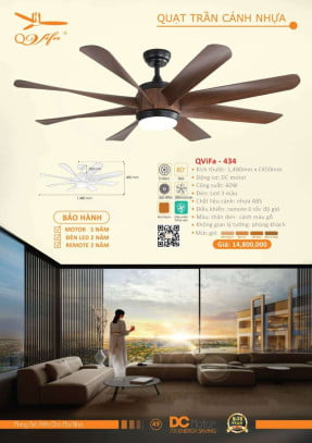 Quạt trần QViFa - 434