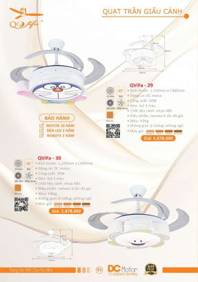 Quạt trần QViFa - 29, QViFa - 30