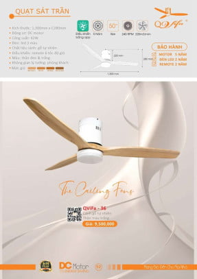Quạt trần QViFa - 36