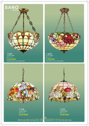 Đèn thả Sano Lighting T 5035, T 10022, T 7740, T 7741