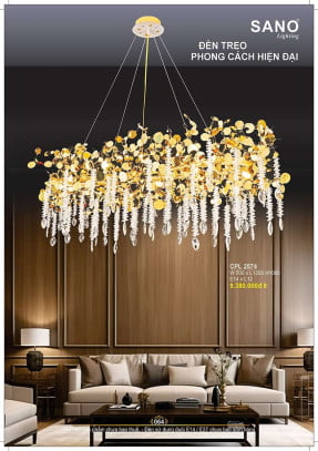 Đèn chùm pha lê Sano Lighting CPL 2574