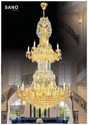 Đèn chùm pha lê Sano Lighting CPL 3041