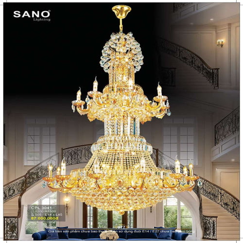 Đèn chùm pha lê Sano Lighting CPL 3041