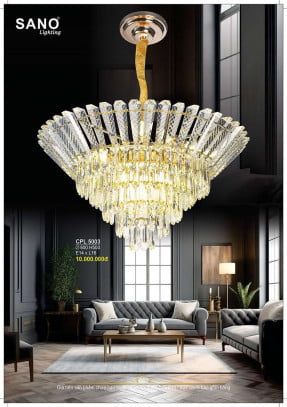 Đèn chùm pha lê Sano Lighting CPL 5003