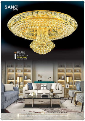 Đèn mâm pha lê Sano Lighting MPL 6030