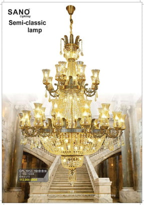 Đèn chùm Sano Lighting CPL 1012/16+8+8+4