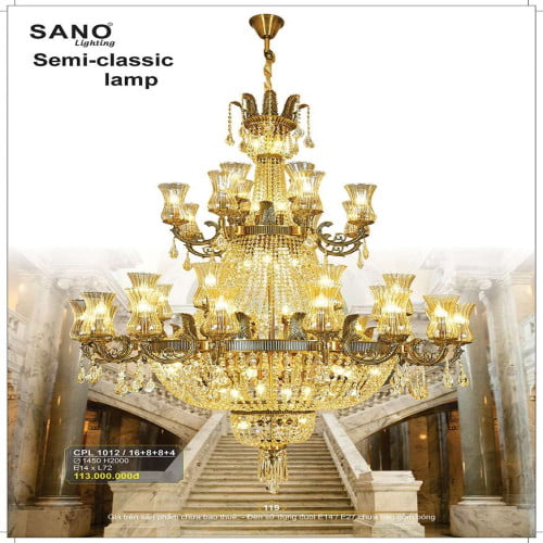 Đèn chùm Sano Lighting CPL 1012/16+8+8+4