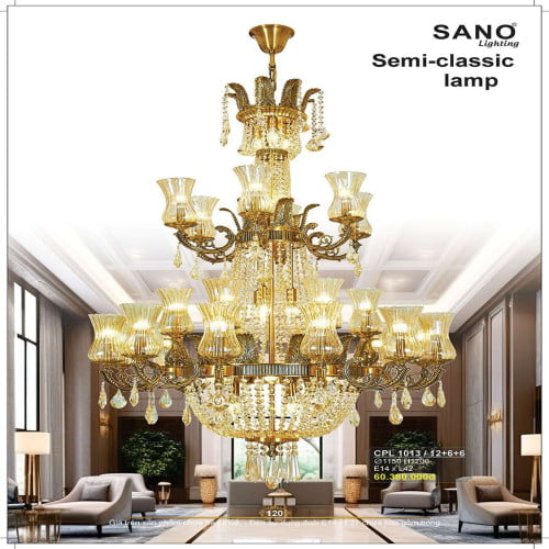 Đèn chùm Sano Lighting CPL 1013/12+6+6