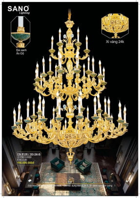 Đèn chùm Sano Lighting CN 8128/30+24+6