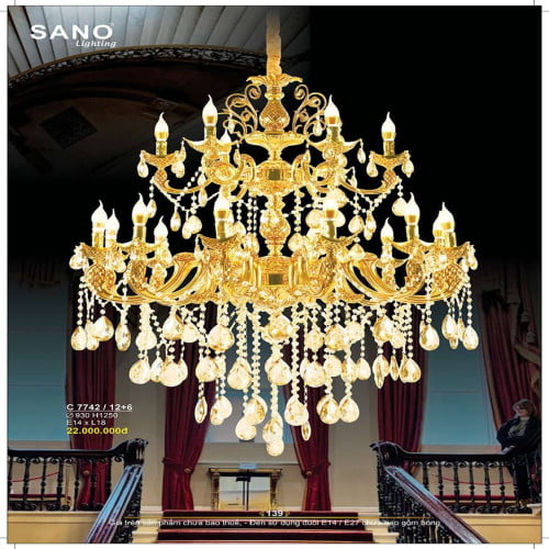 Đèn chùm Sano Lighting C 7742/12+6