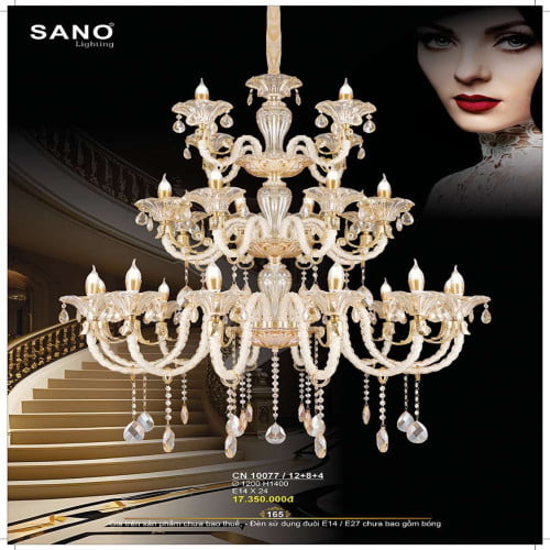 Đèn chùm Sano Lighting CN 10077/12+8+4