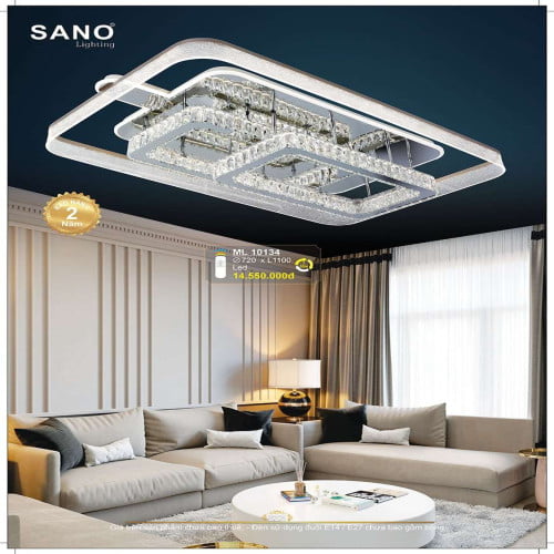 Đèn mâm pha lê Sano Lighting ML 10134