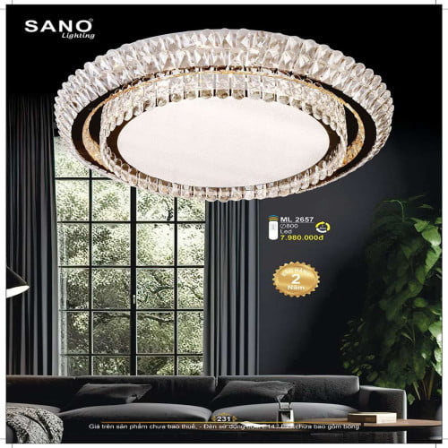 Đèn mâm pha lê Sano Lighting ML 2657