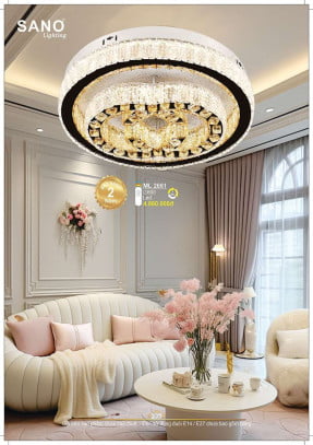 Đèn mâm pha lê Sano Lighting ML 2661