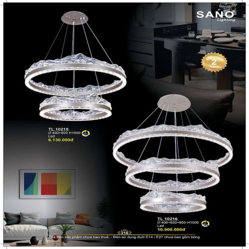 Đèn thả Sano Lighting TL 10215, TL 10216