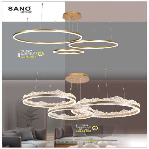 Đèn thả Sano Lighting TL 5547, TL 10555