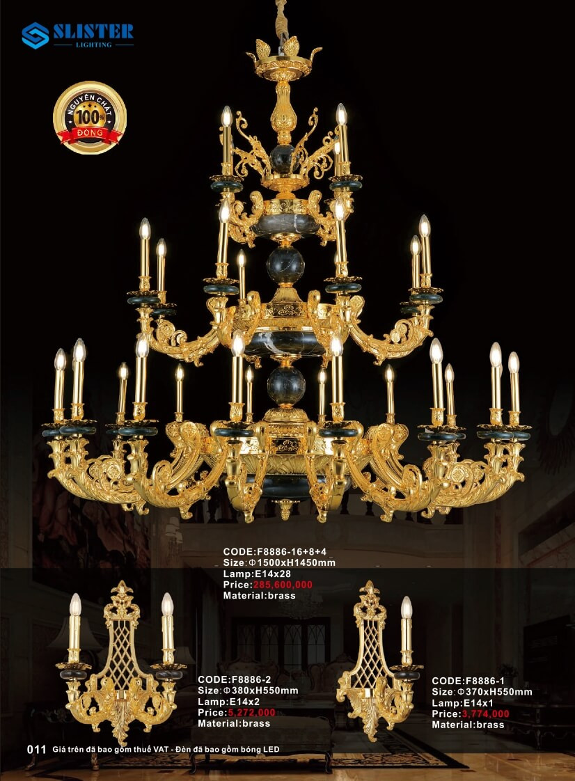 Catalogue đèn trang trí Slister Lighting