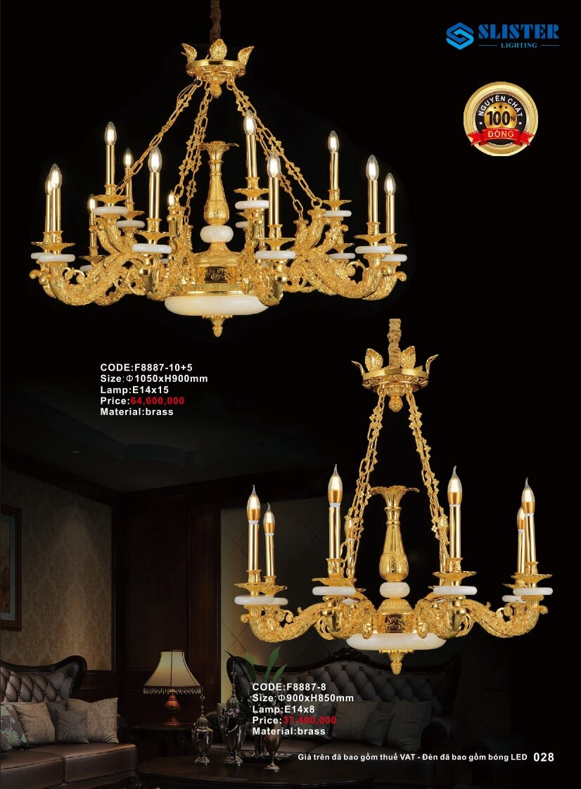 Catalogue đèn trang trí Slister Lighting